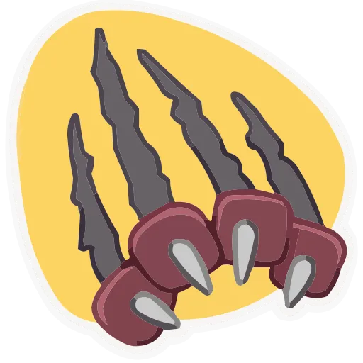 🟡 Эмодзи «Лапки-царапки» для Telegram