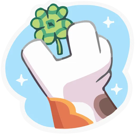 🍀 Эмодзи «Лапки-царапки» для Telegram