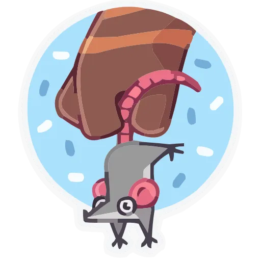 🐭 Эмодзи «Лапки-царапки» для Telegram