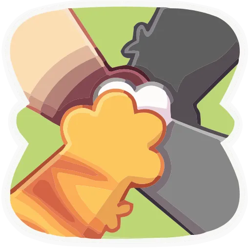 🤝 Эмодзи «Лапки-царапки» для Telegram