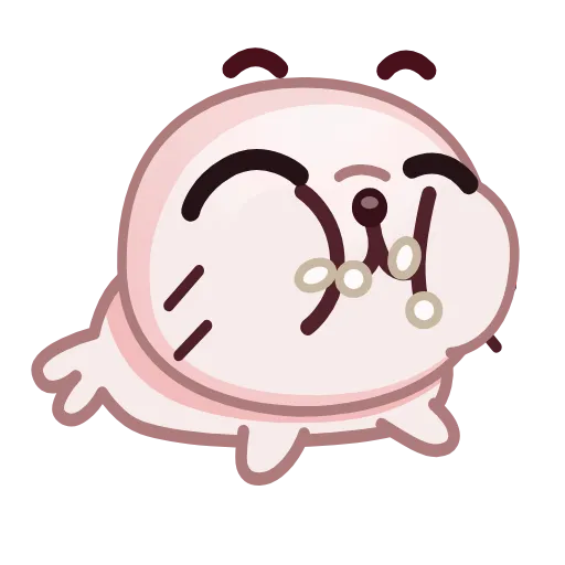 Стикер 34 Seal Emoji