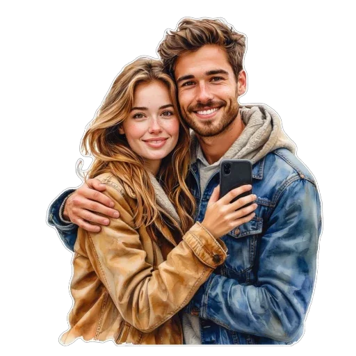 🤳 Стикер «Семья» для Telegram