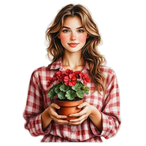🌷 Стикер «Семья» для Telegram
