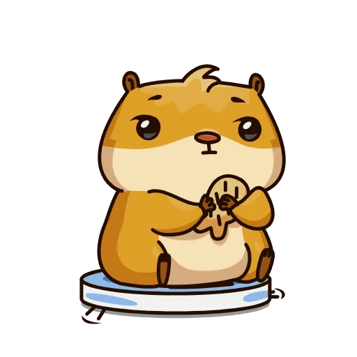 Стикер 8 Senya Hamster