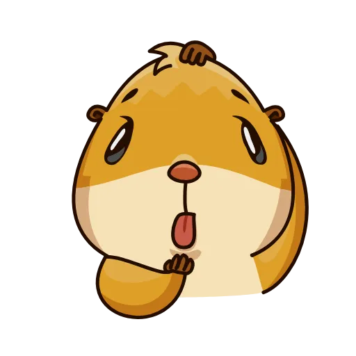 Стикер 9 Senya Hamster