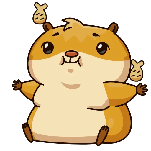 Стикер 5 Senya Hamster