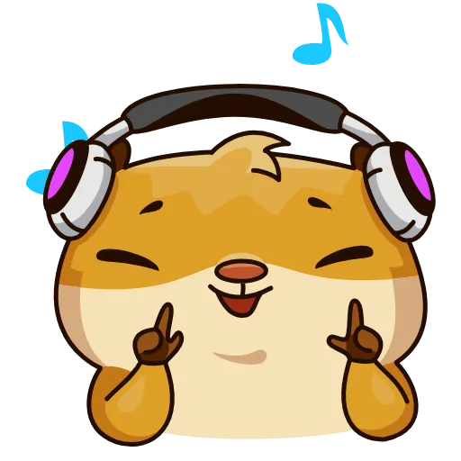 Стикер 3 Senya Hamster