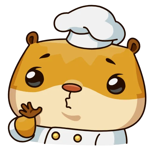 Стикер 17 Senya Hamster
