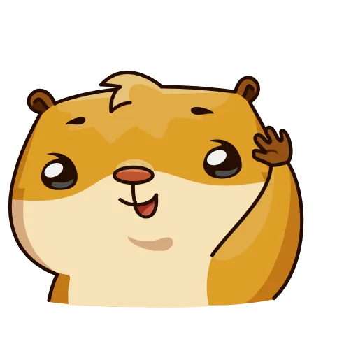Стикер 12 Senya Hamster