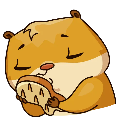 Стикер 13 Senya Hamster