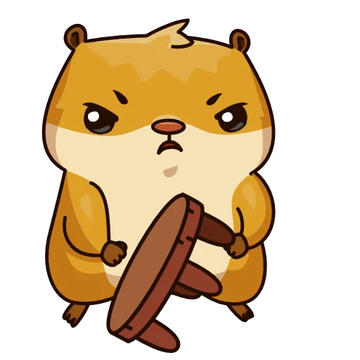 Стикер 16 Senya Hamster