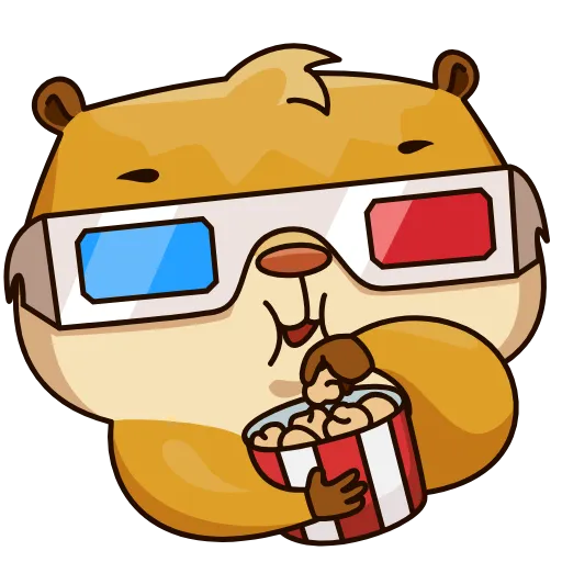 Стикер 18 Senya Hamster