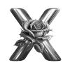 🤩 Эмодзи «Металлические буквы и иконки» для Telegram
