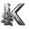 🤩 Эмодзи «Металлические буквы и иконки» для Telegram