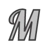 😃 Эмодзи «Серые буквы и металлические эмодзи» для Telegram