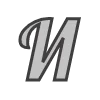 😃 Эмодзи «Серые буквы и металлические эмодзи» для Telegram