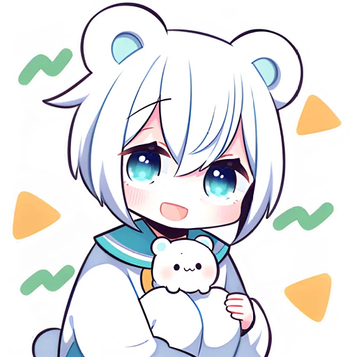 😊 Стикер «Полярная медведица» для Telegram