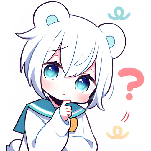 🤔 Стикер «Полярная медведица» для Telegram