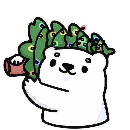 🎄 Эмодзи «Медвежонок Арти» для Telegram