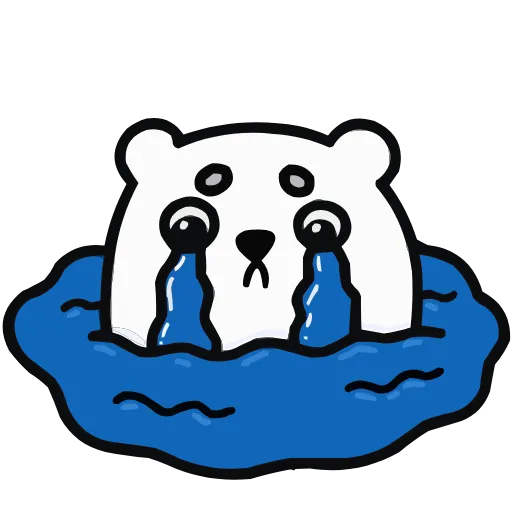 😭 Эмодзи «Медвежонок Арти» для Telegram