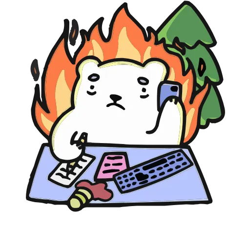 🔥 Эмодзи «Медвежонок Арти» для Telegram