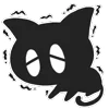 Стикер 29 Shadow Cat - черный котик