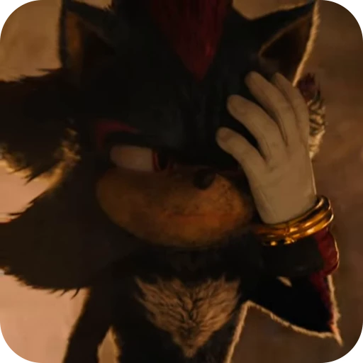 🌟 Стикер «Shadow the Hedgehog» для Telegram