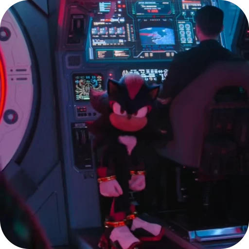 🌟 Стикер «Shadow the Hedgehog» для Telegram