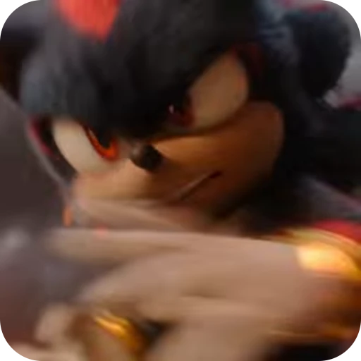 🌟 Стикер «Shadow the Hedgehog» для Telegram