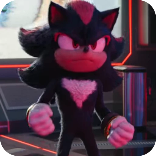 🌟 Стикер «Shadow the Hedgehog» для Telegram