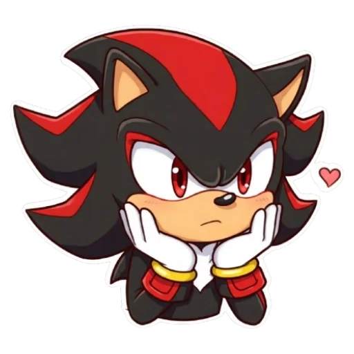 🥰 Стикер «Shadow the chibi» для Telegram