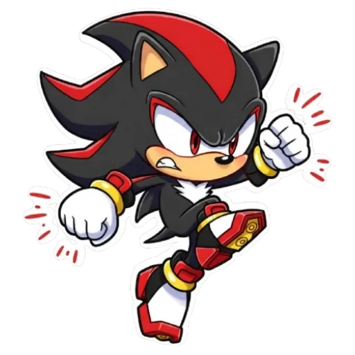 😠 Стикер «Shadow the chibi» для Telegram