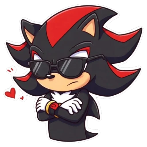 😎 Стикер «Shadow the chibi» для Telegram