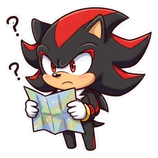 🗺 Стикер «Shadow the chibi» для Telegram