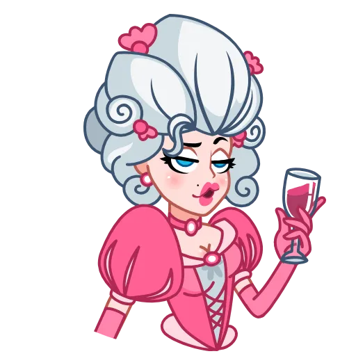 🍷 Эмодзи «Шальная императрица» для Telegram