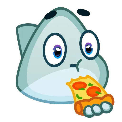 Стикер 29 Shark Emoji
