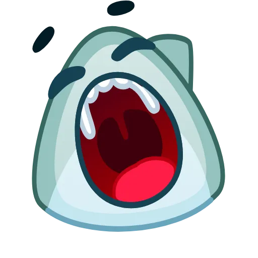Стикер 20 Shark Emoji
