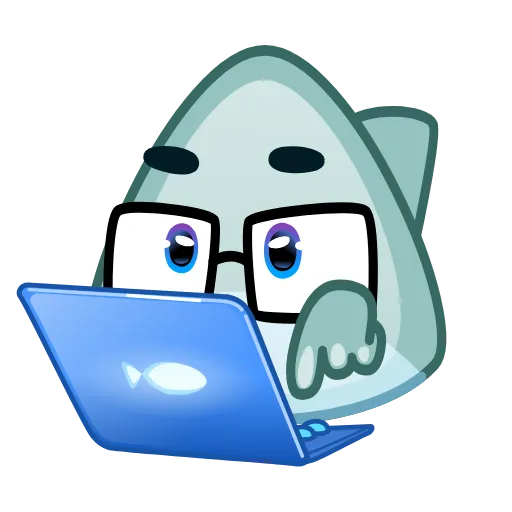 Стикер 28 Shark Emoji
