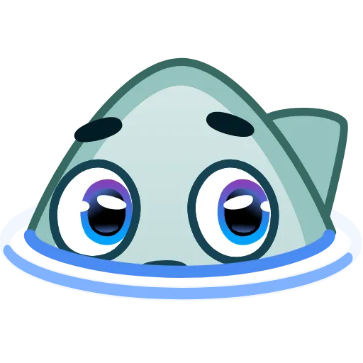 Стикер 27 Shark Emoji