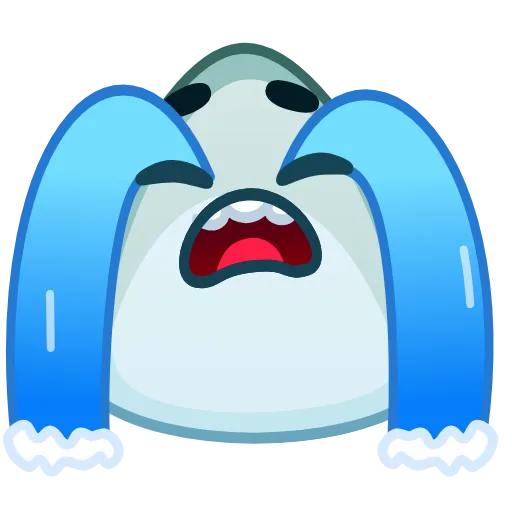 Стикер 12 Shark Emoji