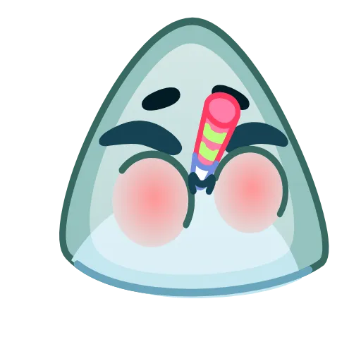 Стикер 10 Shark Emoji
