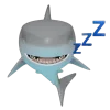 Стикер 16 Shark Memoji