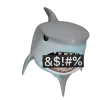 Стикер 23 Shark Memoji