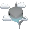Стикер 19 Shark Memoji