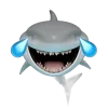 Стикер 13 Shark Memoji