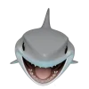 Стикер 11 Shark Memoji