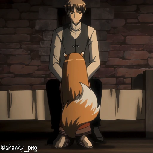 🥰 Стикер «Spice and Wolf» для Telegram