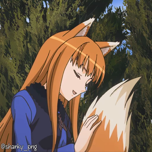 🥰 Стикер «Spice and Wolf» для Telegram