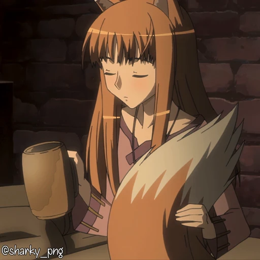 🥰 Стикер «Spice and Wolf» для Telegram