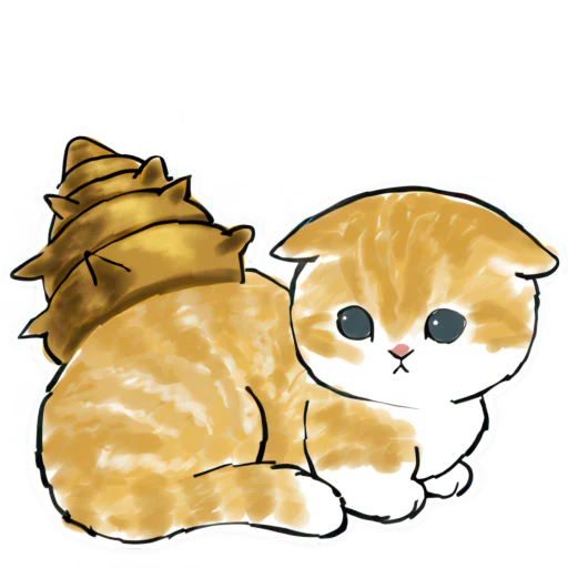 🥺 Стикер «Акула и котята» для Telegram
